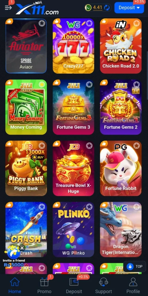 x111 game